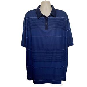 Ben Hogan Performance Golf Polo Moisture Wicking Blue Men’s Sz 3XL